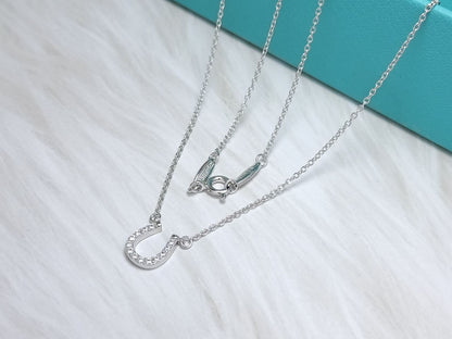[Glow Muse ]U PEDANT DIAMOND NECKLACE