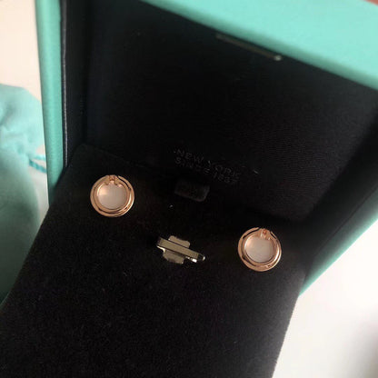 [Glow Muse ]PEARL CIRCLE EARRINGS MOTHER