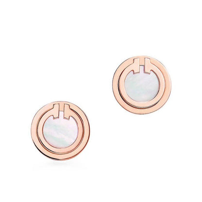 [Glow Muse ]PEARL CIRCLE EARRINGS MOTHER