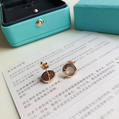 [Glow Muse ]PEARL CIRCLE EARRINGS MOTHER