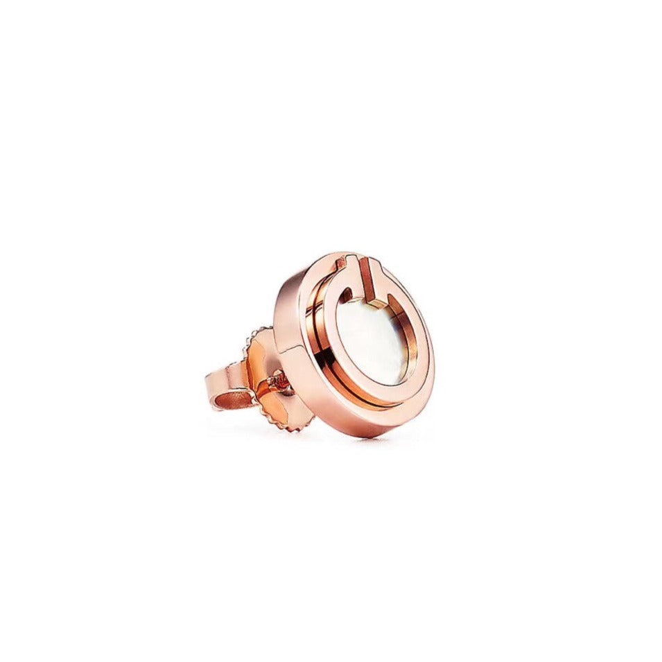[Glow Muse ]PEARL CIRCLE EARRINGS MOTHER