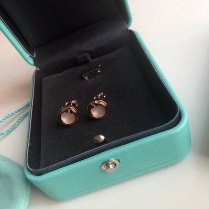[Glow Muse ]PEARL CIRCLE EARRINGS MOTHER