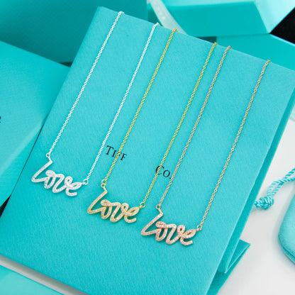[Glow Muse ]PALOMA S GRAFFITI LOVE NECKLACE DIAMOND