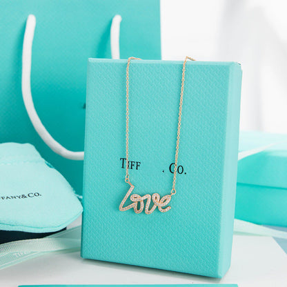 [Glow Muse ]PALOMA S GRAFFITI LOVE NECKLACE DIAMOND