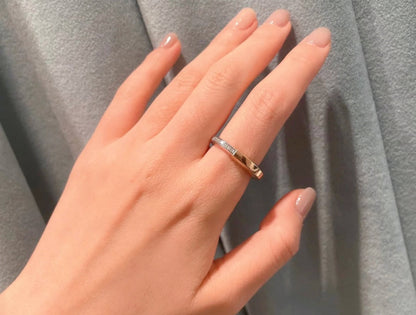 [Glow Muse ]LOCK DIAMOND RING