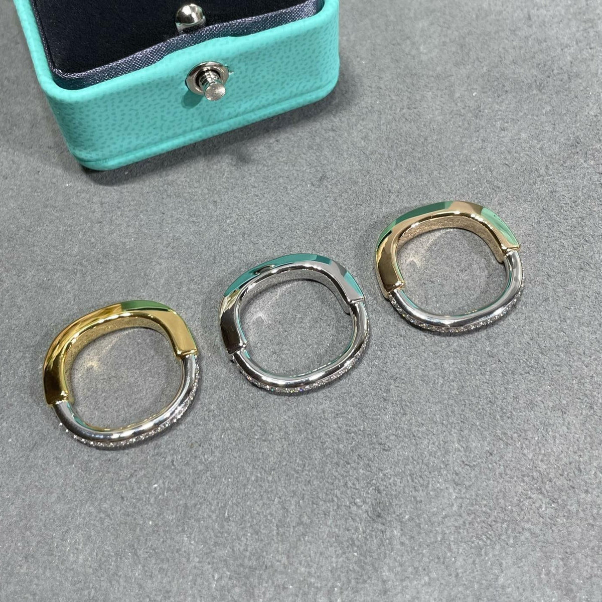 [Glow Muse ]LOCK DIAMOND RING