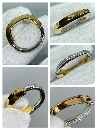 [Glow Muse ]LOCK DIAMOND RING