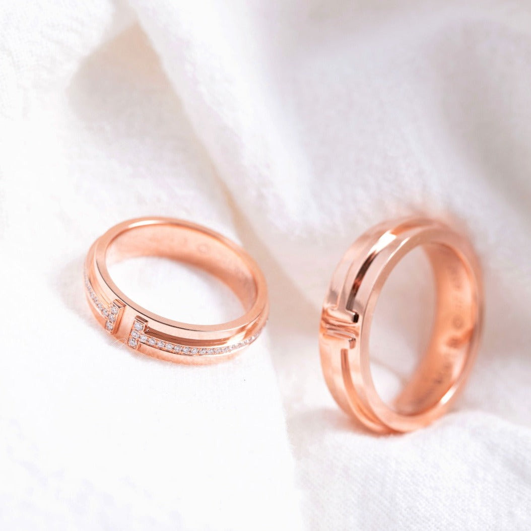[Glow Muse ]T PINK GOLD RING