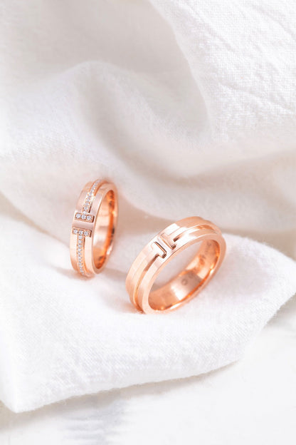 [Glow Muse ]T PINK GOLD RING