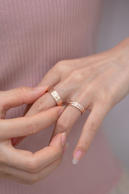 [Glow Muse ]T PINK GOLD RING