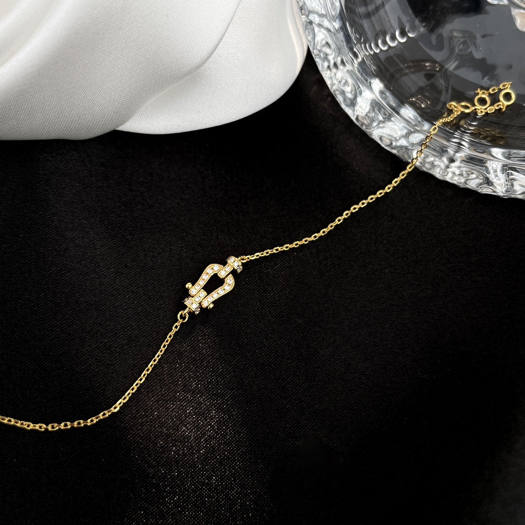 [Glow Muse]FORCE 10 FULL DIAMOND BUCKLE CHAIN LINK MINI MODEL