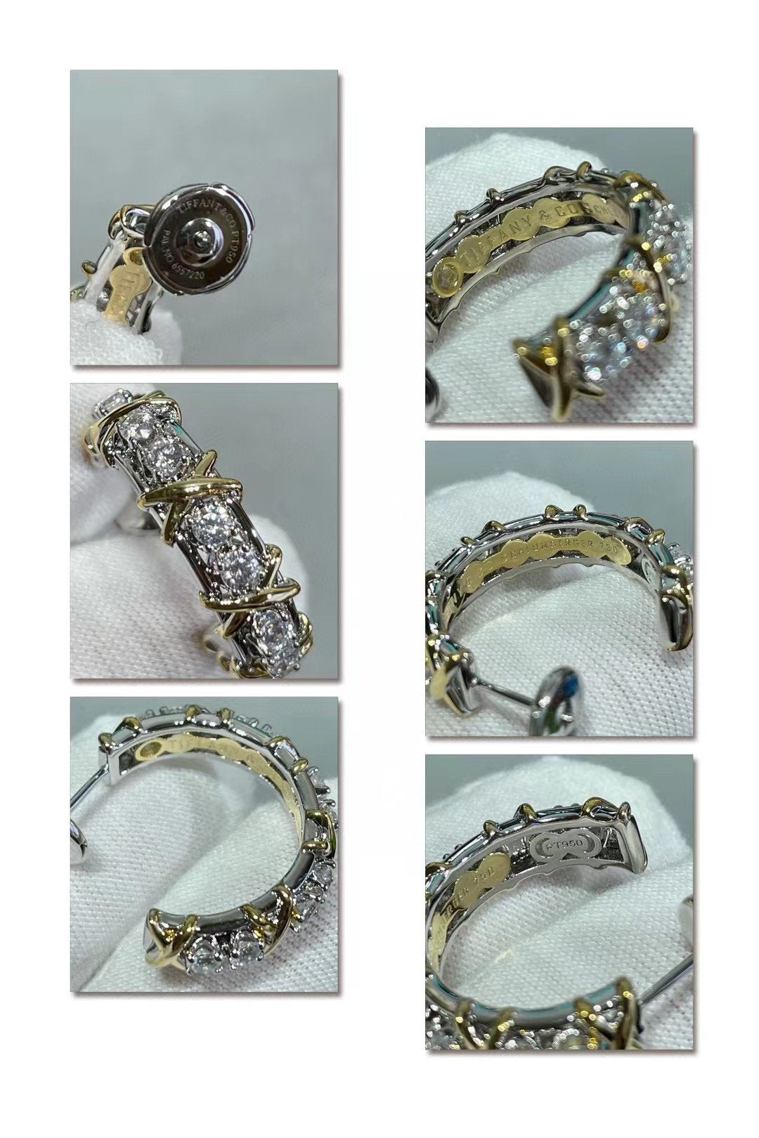 [Glow Muse ]SCHLUMBERGER GOLD DIAMOND EARRINGS