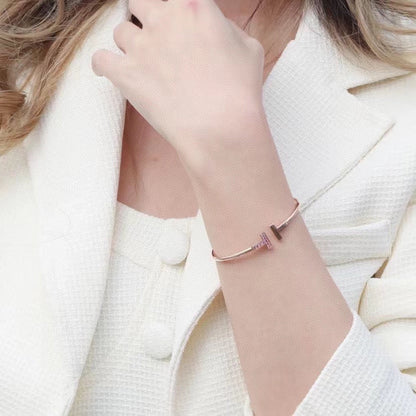 [Glow Muse ]T PINK GOLD PINK DIAMOND BRACELET