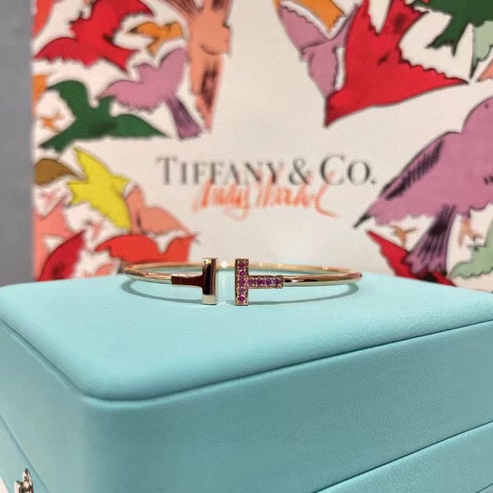 [Glow Muse ]T PINK GOLD PINK DIAMOND BRACELET