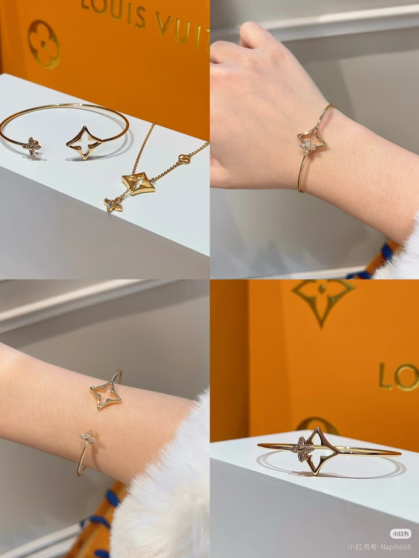 [Glow Muse]ピンクダイヤモンドブレスレット