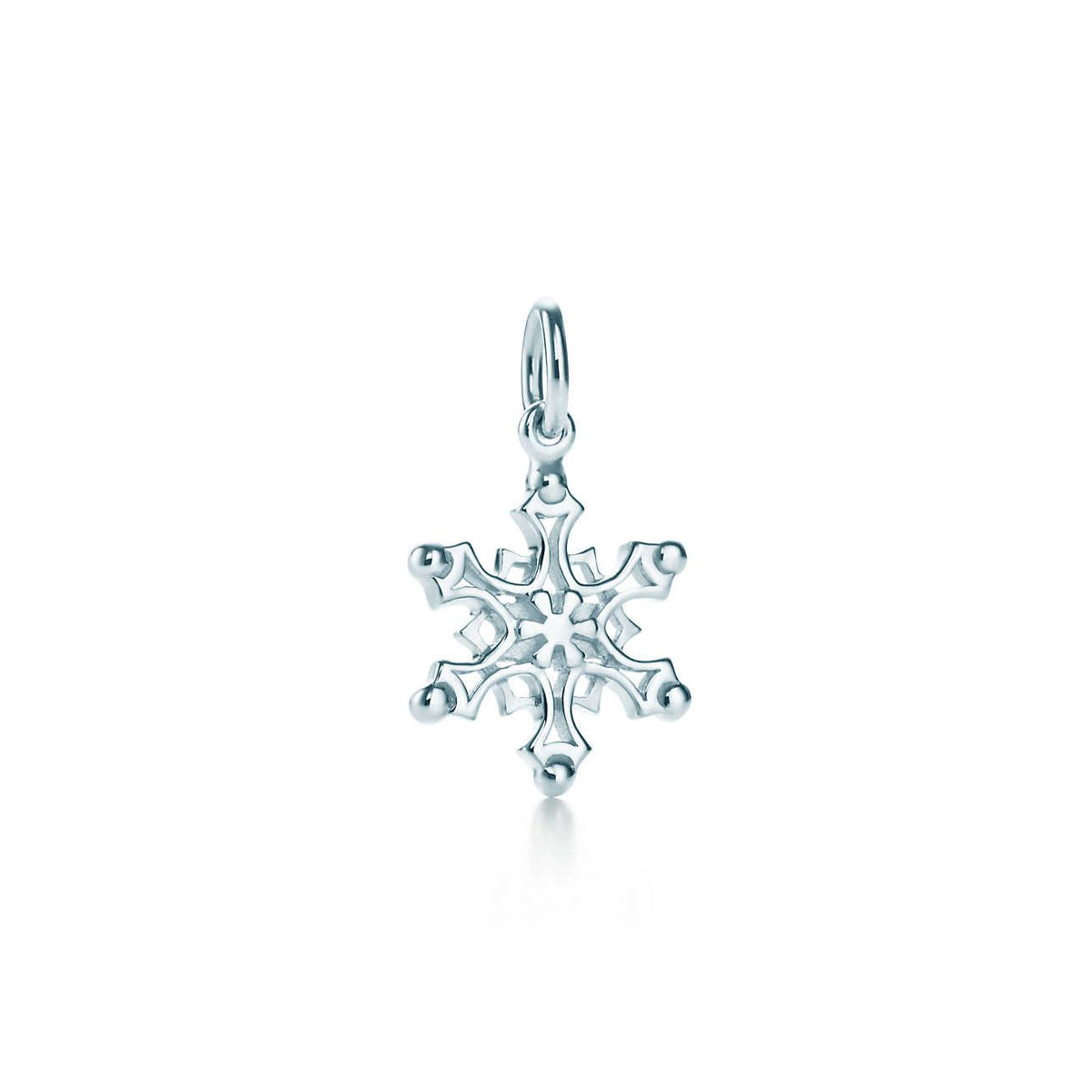 [Glow Muse ]STERLING SILVER SNOWFLAKE PENDANT NECKLACE
