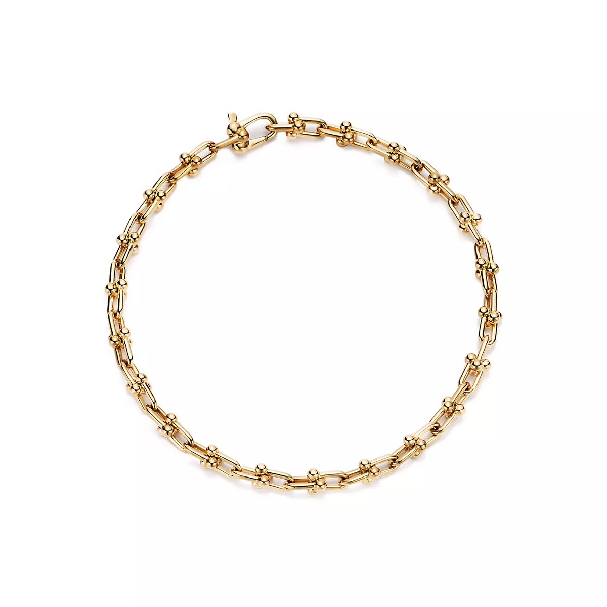 [Glow Muse ]HARDWEAR MICRO LINK 44 MOTIF GOLD BRACELET