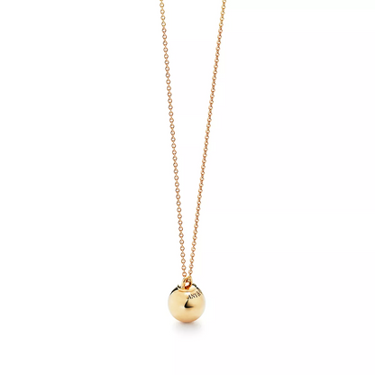 [Glow Muse ]BALL PENDANT 12.75MM NECKLACE