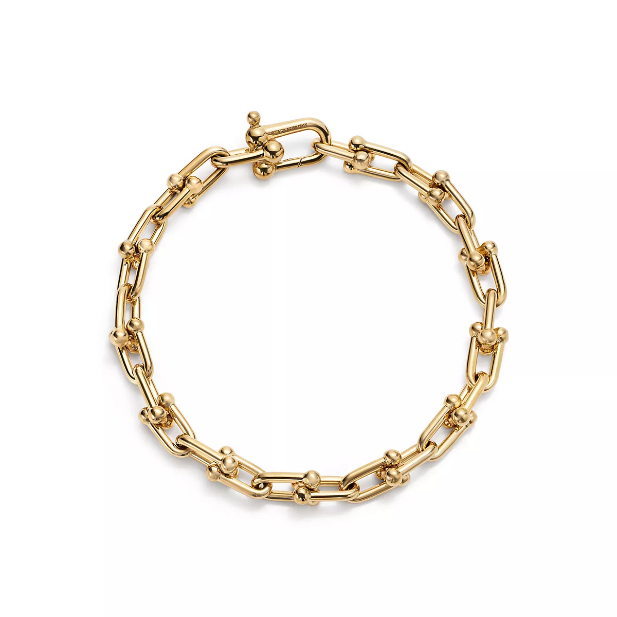 [Glow Muse ]HARDWEAR SMALL LINK 26 MOTIF GOLD BRACELET