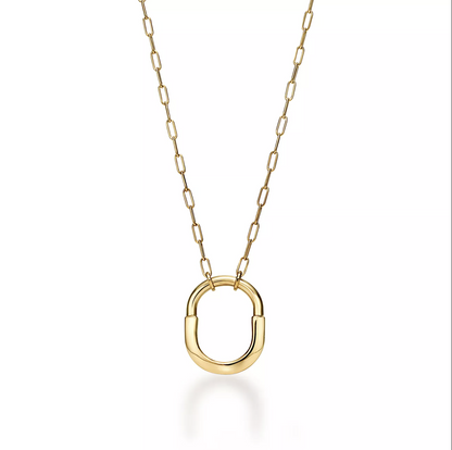 [Glow Muse ]LOCK NECKLACE GOLD