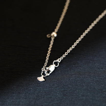 [Glow Muse ]]wild flower diamond line pendant