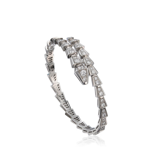[Glow Muse]SERPENTI BRACELET 6MM シルバー ダイヤモンド