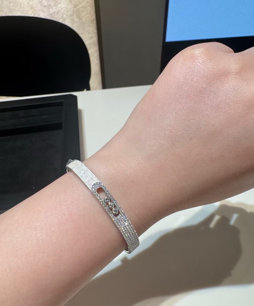 [Glow Muse]2026 BRAND-NEW FROSTED BRACELET WITH DIAMONDS THREE COLORS