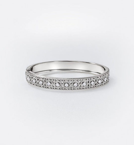 [Glow Muse]2026 WOVEN-PATTERN BRACELET SET WITH FULL DIAMOND INLAY THREE-COLORS