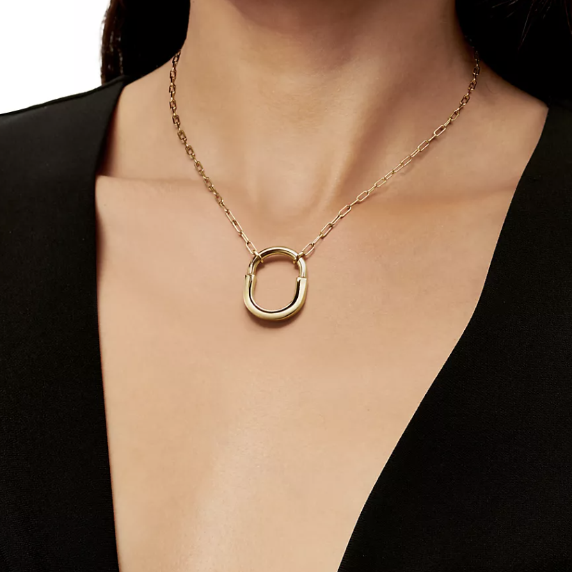 [Glow Muse ]LOCK NECKLACE GOLD
