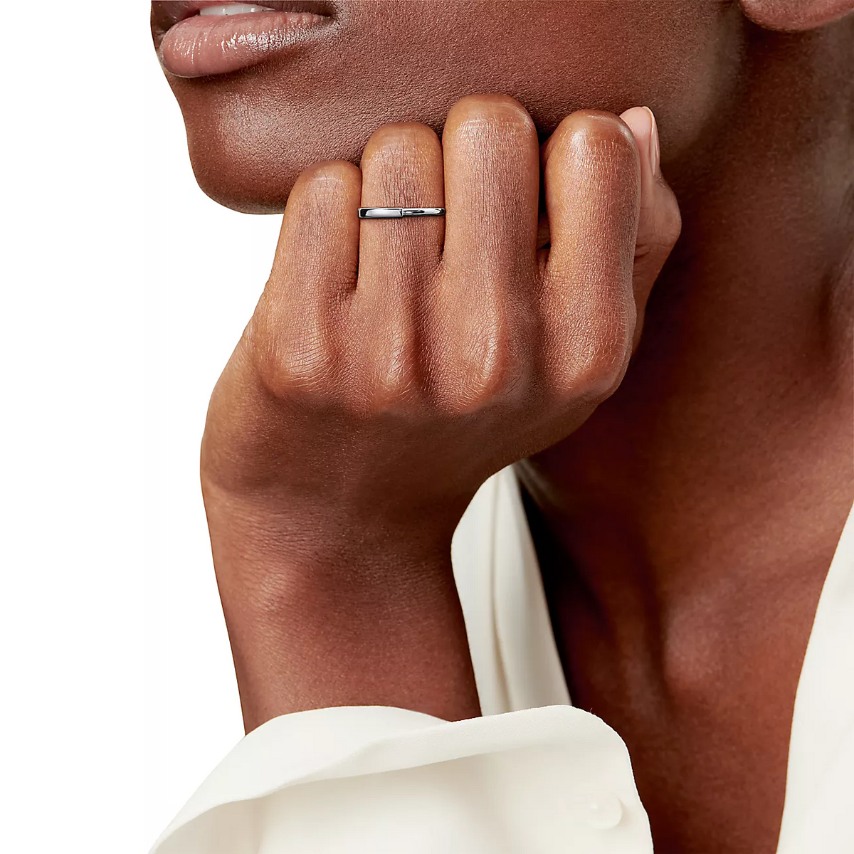[Glow Muse ]LOCK RING SILVER