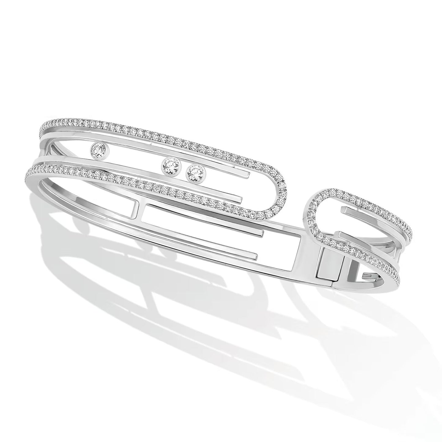 [Glow Muse]MOVE 10TH PAVED DIAMOND BRACELET