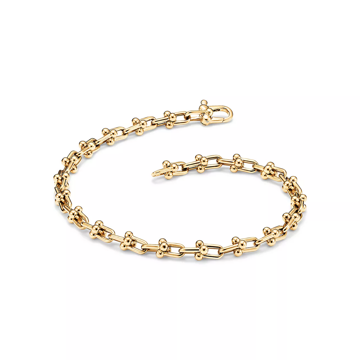 [Glow Muse ]HARDWEAR MICRO LINK 44 MOTIF GOLD BRACELET