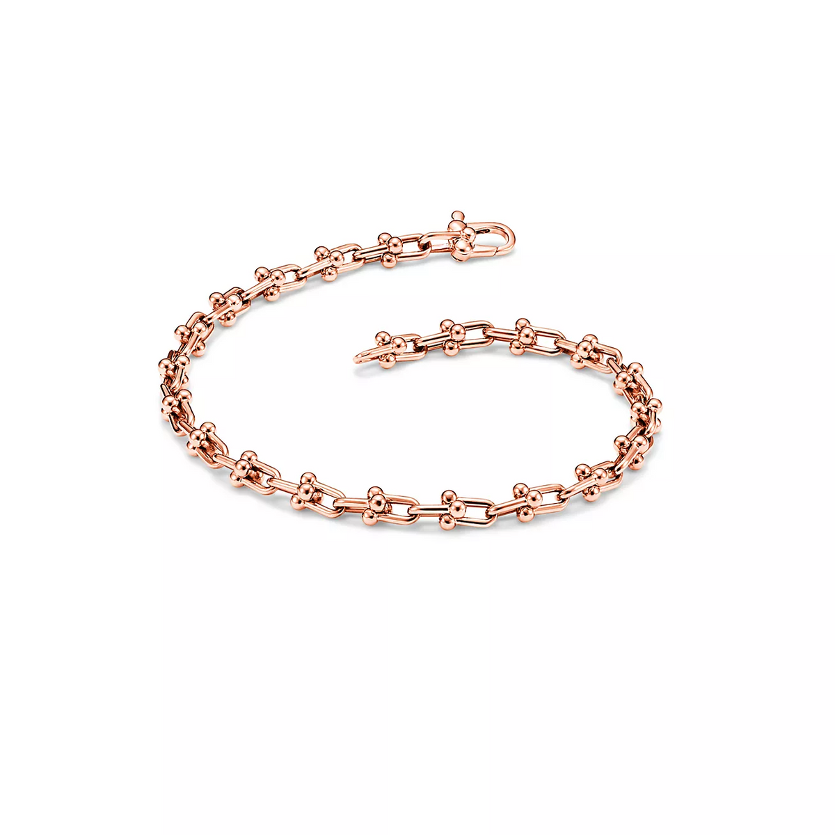 [Glow Muse ]HARDWEAR MICRO LINK 44 MOTIF PINK GOLD BRACELET
