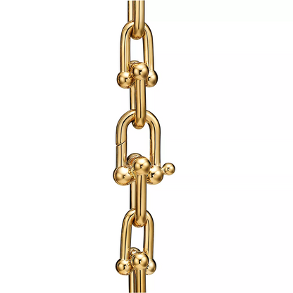 [Glow Muse ]HARDWEAR MEDIUM LINK 20 MOTIF GOLD BRACELET