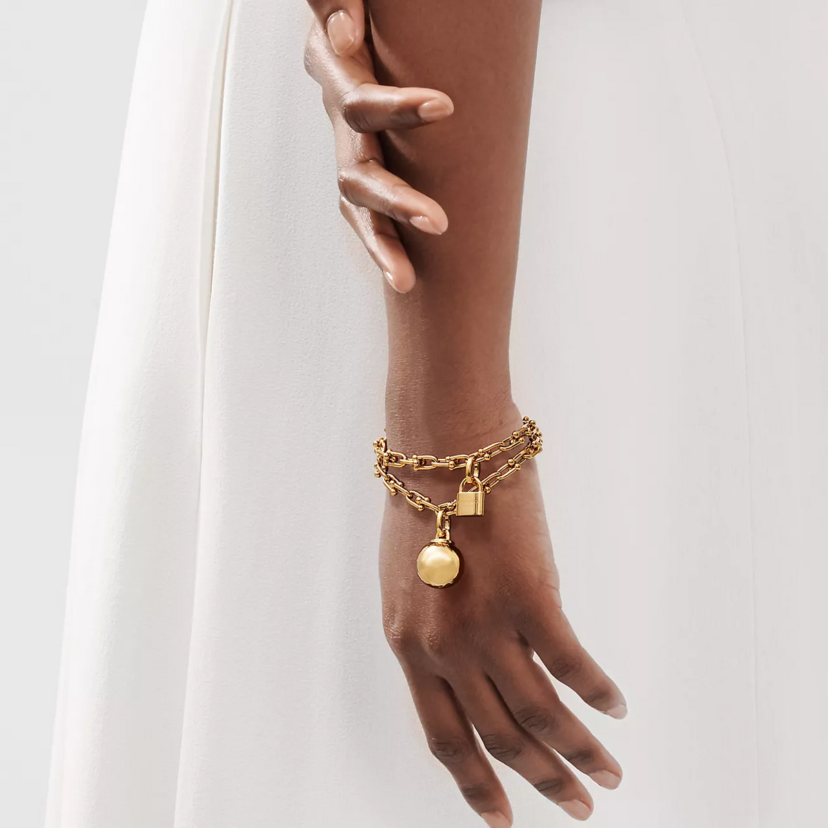 [Glow Muse ]HARDWEAR SMALL WRAP GOLD BRACELET