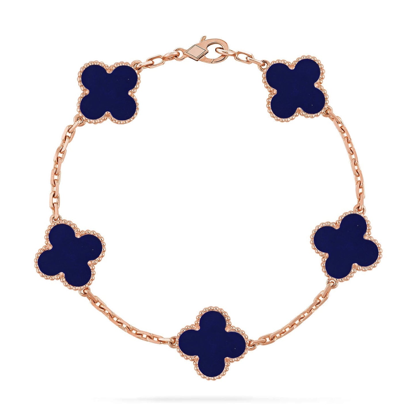 [⭐Glow Muse]CLOVER 5 MOTIF LAPIS LAZULI BRACELET COLLECTION