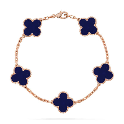 [⭐Glow Muse]CLOVER 5 MOTIF LAPIS LAZULI BRACELET COLLECTION
