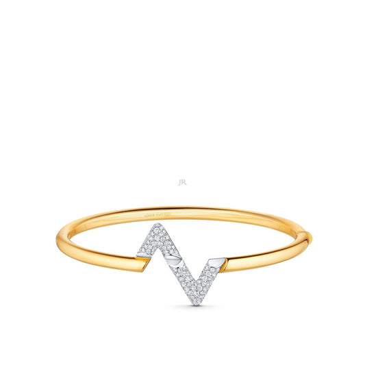 [Glow Muse]VOLTE UPSITE DOWN GOLD DIAMOND BRACELET