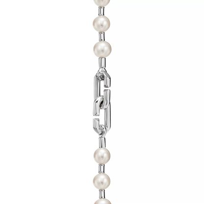 [Glow Muse ]PEARL LOCK SILVER BRACELET