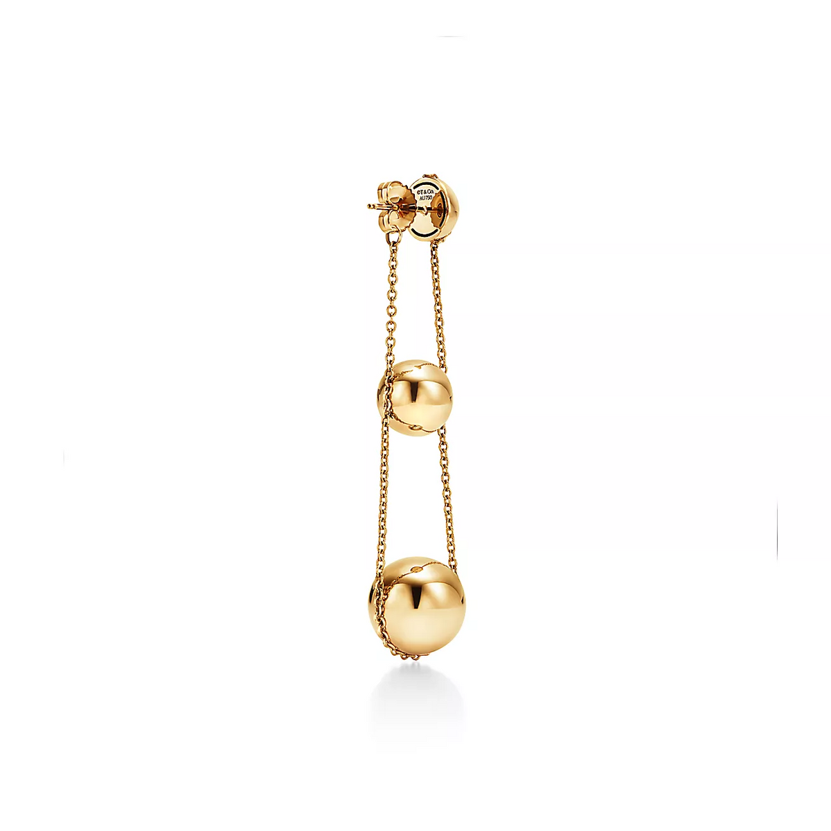 [Glow Muse ]TRIPLE DROP GOLD EARRINGS