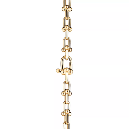 [Glow Muse ]HARDWEAR MICRO LINK 44 MOTIF GOLD BRACELET