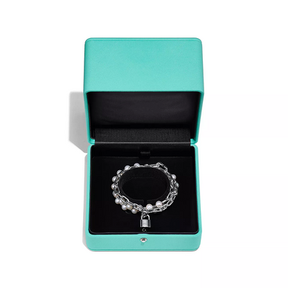 [Glow Muse ]PEARL LOCK SILVER BRACELET