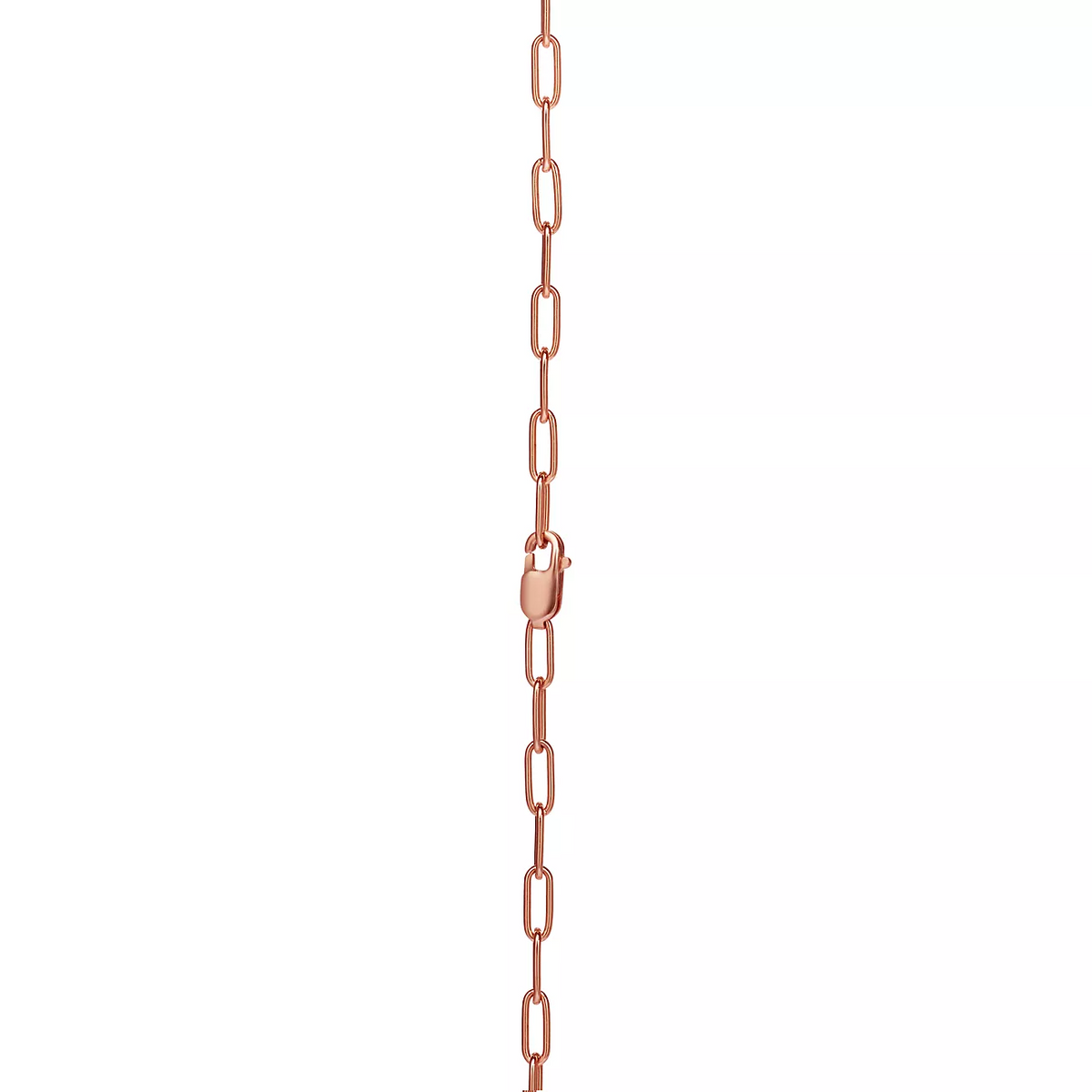 [Glow Muse ]LOCK MEDIUM PENDANT PINK DIAMOND PINK GOLD NECKLACE