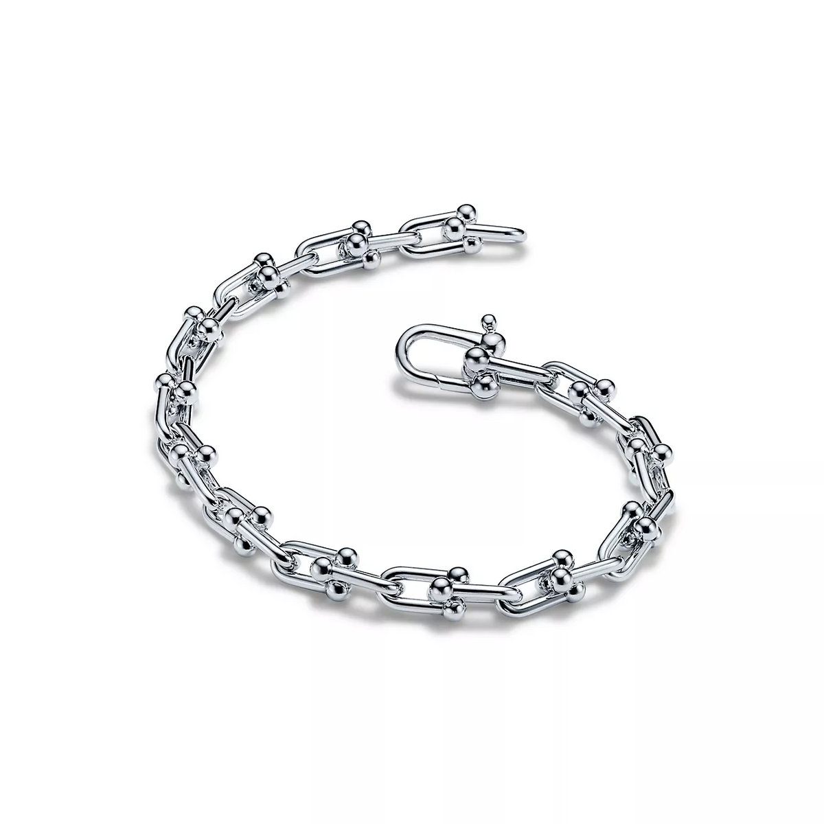 [Glow Muse ]HARDWEAR SMALL LINK 26 MOTIF SILVER BRACELET