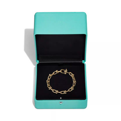 [Glow Muse ]HARDWEAR MEDIUM LINK 20 MOTIF GOLD BRACELET
