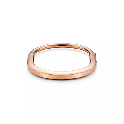 [Glow Muse ]LOCK BRACELET ROSE DIAMOND PINK GOLD