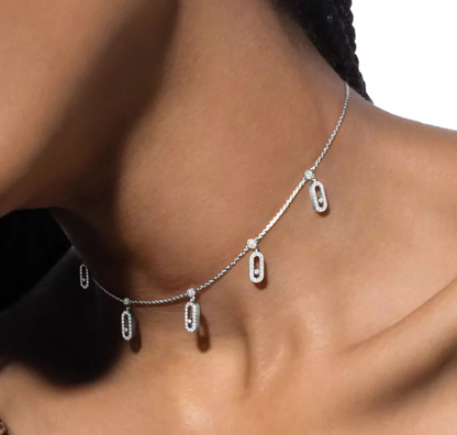 [Glow Muse]MS DIAMOND PENDANT NECKLACE