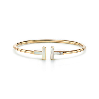 [Glow Muse ]T BRACELET 1.8MM MOP PINK GOLD