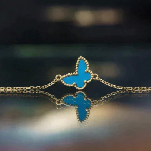 [Glow Muse]BUTTERFLY TURQUOISE BUTTERFLY BRACELET