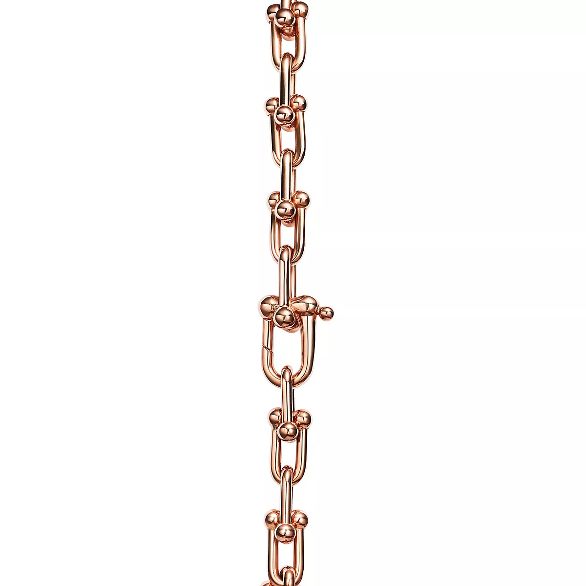 [Glow Muse ]HARDWEAR SMALL LINK 26 MOTIF PINK GOLD BRACELET